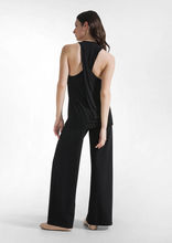 Lade das Bild in den Galerie-Viewer, Weit geschnittene Hose aus Stretch-Jersey - Bio Baumwolle