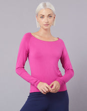 Lade das Bild in den Galerie-Viewer, Langarmshirt aus Bambusviskose