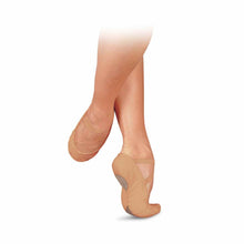 Lade das Bild in den Galerie-Viewer, Leinenschläppchen mit geteilter Chromledersohle- Sansha