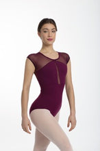 Lade das Bild in den Galerie-Viewer, Intermezzo-Trikot mit Viertelarm und Netzeinsatz,. Ideal für Ballett, Modern, Contemporary, Latin, sowie für Flamenco, Standard und div. Gesellschaftstänze
