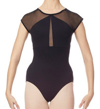 Lade das Bild in den Galerie-Viewer, Intermezzo-Trikot mit Viertelarm und Netzeinsatz,. Ideal für Ballett, Modern, Contemporary, Latin, sowie für Flamenco, Standard und div. Gesellschaftstänze