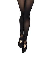 Lade das Bild in den Galerie-Viewer, Die Ultra Soft Transition Tights von Capezio mit weichem Taillenbund für Spitzentanz. Sowohl Footed Tight als auch Footless Tight für barfuß Tanz . Nahtlose Verarbeitung.